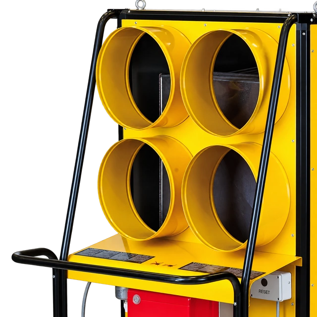 4 отвора за топлия въздух 4 x Ø 27 cm № 4240.553