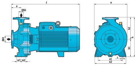 Помпа центробежна стандартизирана F 50 160A